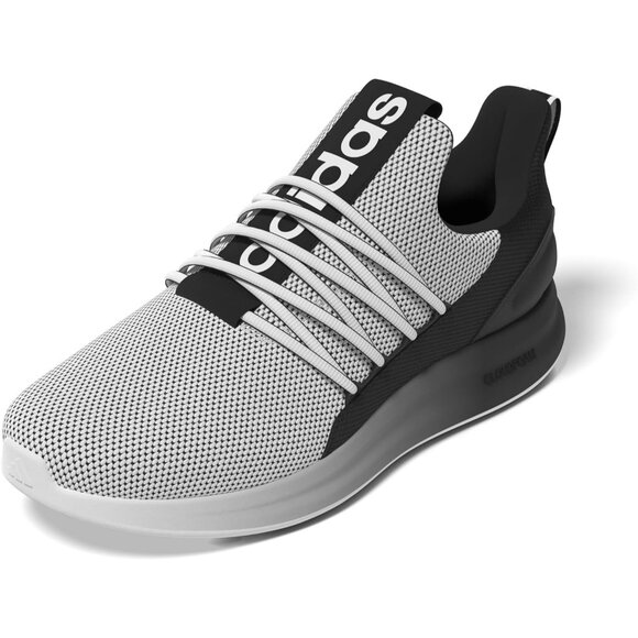 🆕Adidas Mens White/Black/White Imported Rubber Lite Racer Adapt Pull-On Shoes - Picture 4 of 11